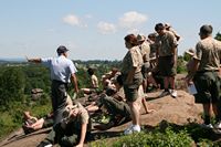 Dave explains how the Confederate Army was repelled at this site
