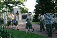 After dinner tour of the National Historic Cemetery