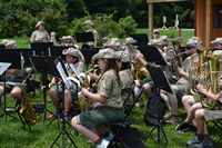 Trumpets and saxaphones too