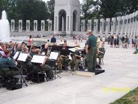 Mr. Bob standing tall on his platform and steps!