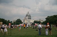 Capitol Building with Dome under restoration