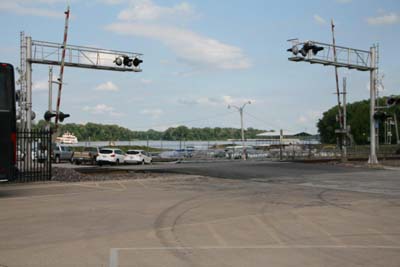 View of Mississippi River From Parking Lot