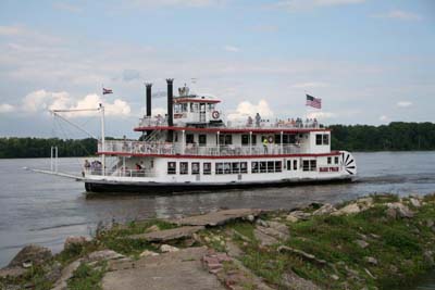 Good Looking River Boat Coming Into The Landing!