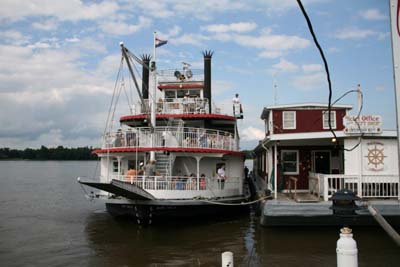 Mark Twain Docked At River Front Landing