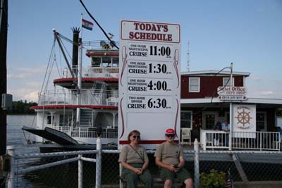 Karen And Josh Pose Before Dinner