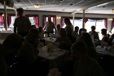 Dinner Is Buffet Style With 'The River Men Band' Playing Live