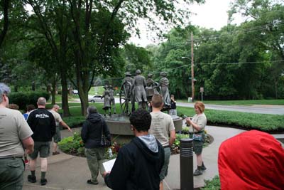 Statuary Of The Mormon Trail Migration To Zion At The Mormon Trail Center