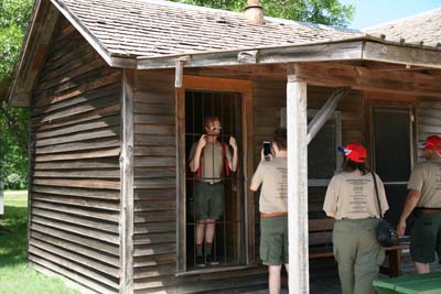 Tim Finds A Prairie Town Jail Cell And It Fits Nicely!