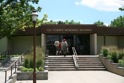 Later We Find The Memorial Rotunda Containing Indian Artifacts Along With Horse Tack From The Prairie Era