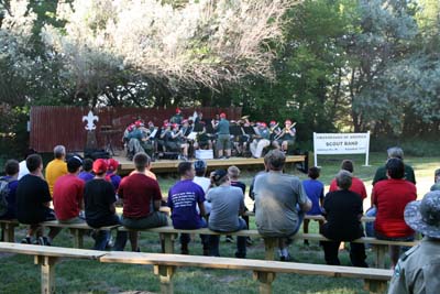 After Dinner We Set Up And Played A Concert For The Scout Camp