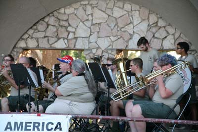 Crew Playing The Pieces For The Concert