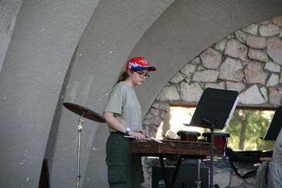 Victoria Playing Bells On One Of The Music Selections