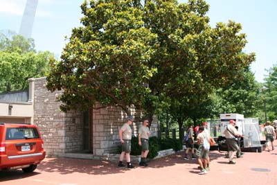 The Signs Say Go This Way to the Arch