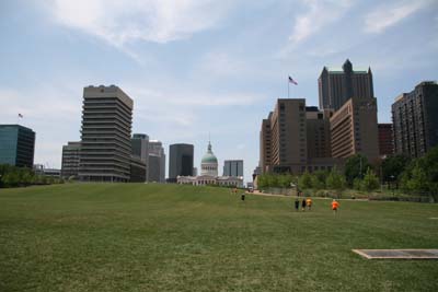 After Walking Between Both Legs We Found the Entrance Back Towards the Capitol Building