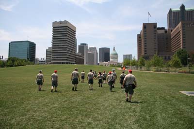 Crew Making Their Way to the New Entrance