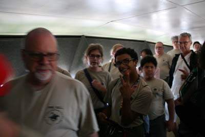 Crew Youth Very Excited About What They Saw